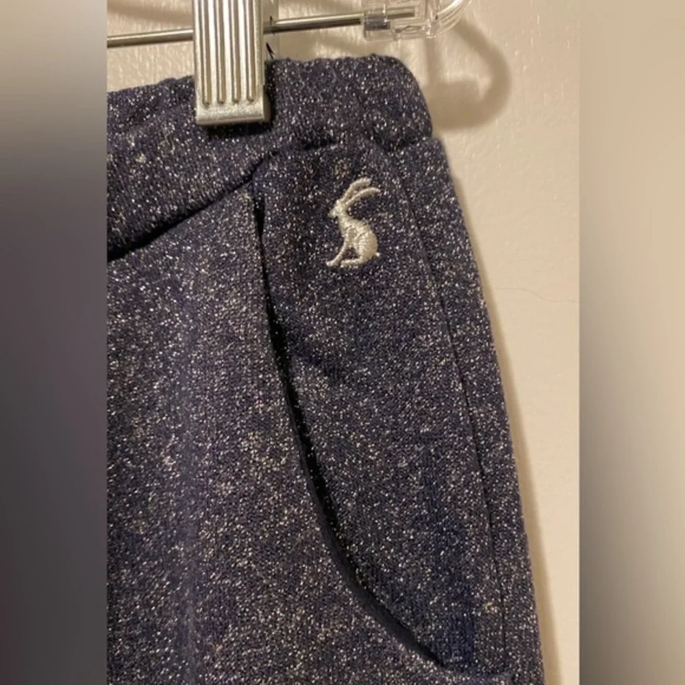 NWT Joules Jazzy Luxe Sparkle Pants Navy 9-10Y